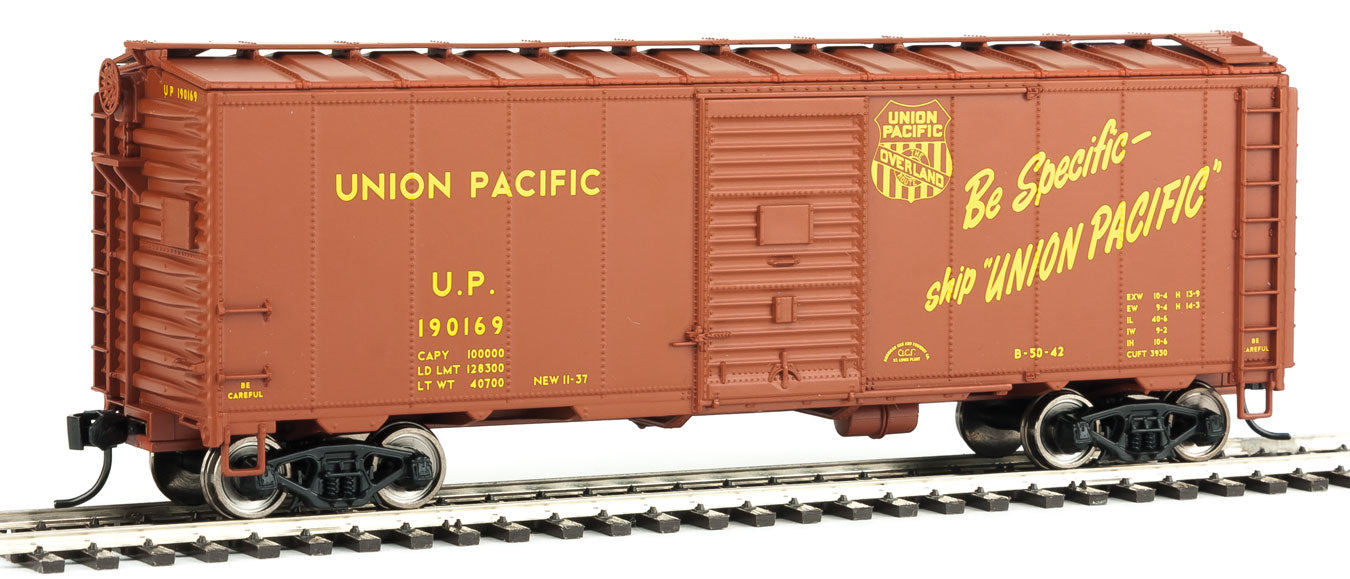 Walthers Mainline 910-2711 HO Scale 40' AAR 1937 Boxcar Union Pacific UP #190169