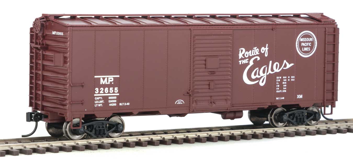 Walther Mainline 910-1304 HO Scale 40' AAR 1944 Boxcar Missouri Pacific MP #32422