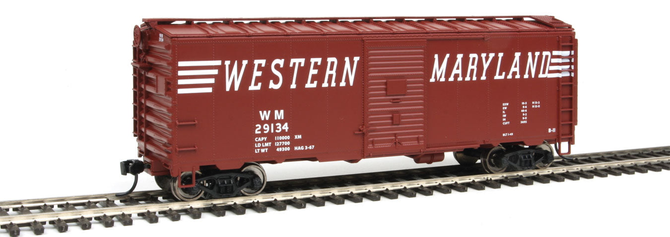 HO Scale 40' AAR 1948 Boxcar Western Maryland WM #29134
