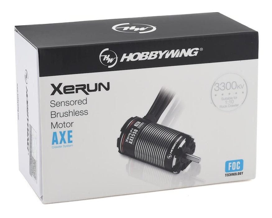 HOBBYWING 30401351 XeRun AXE Sensored Brushless 550-2700kv Motor 1/10 Crawlers