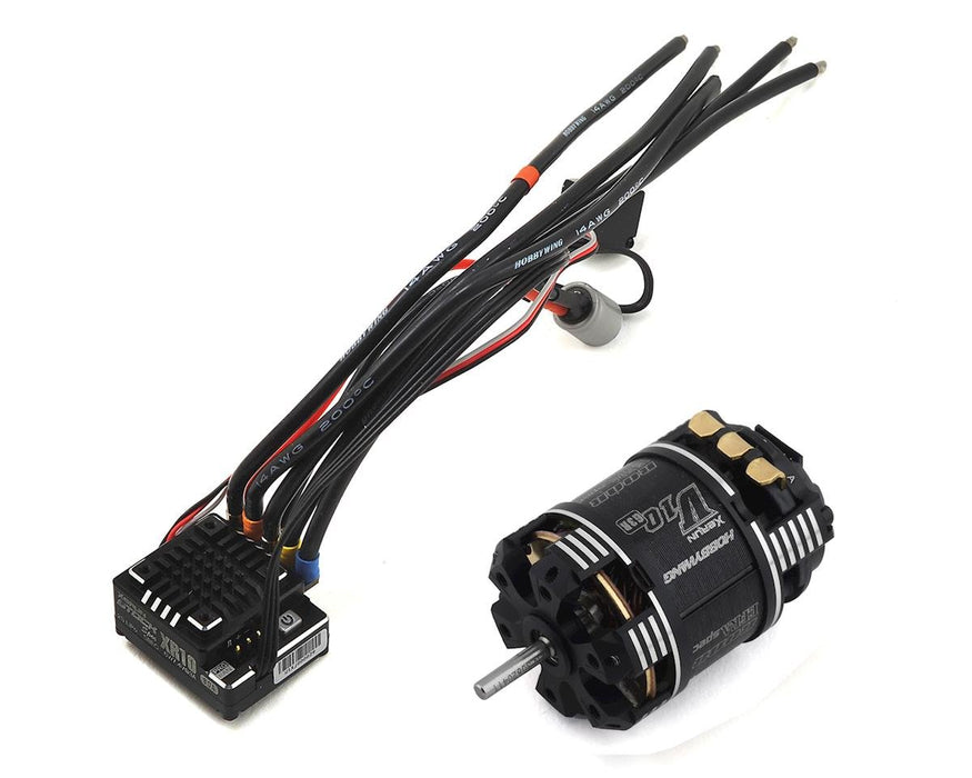 HOBBYWING 38020307 XeRun V10 G3R ROAR 13.5T Brushless Motor and XR10 Pro ESC