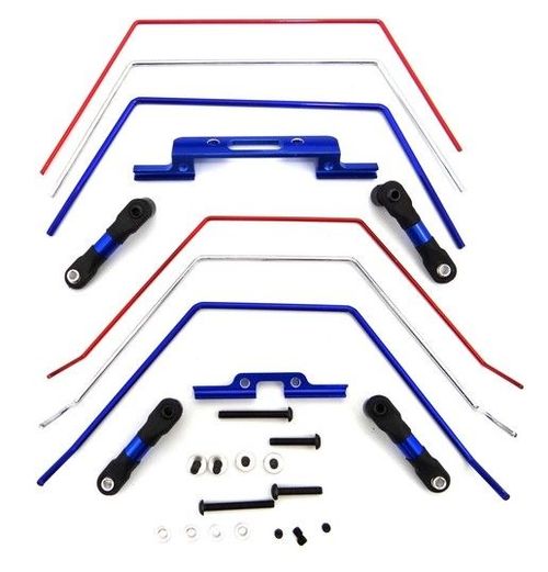 Hot Racing E311SLC Front and Rear Wide Sway Bar Kit for Traxxas 2WD Slash