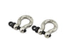 Hot Racing HRAACC808X08 Chrome Aluminum 1/10 Tow Shackles D-Rings