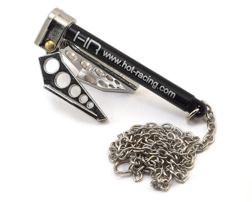 Hot Racing HRAACC838F08 1/10 Portable Fold Up Winch Anchor Silver and Black