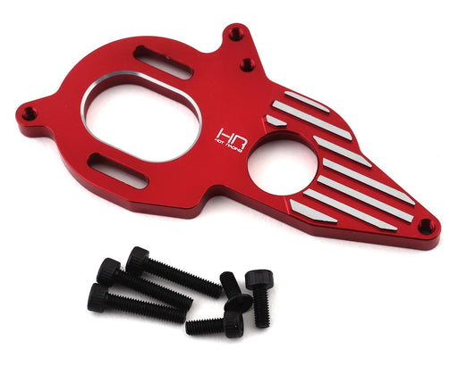 Hot Racing HRAATF18M02 Red Aluminum Adjustable Motor Mount for Some Arrma 3S