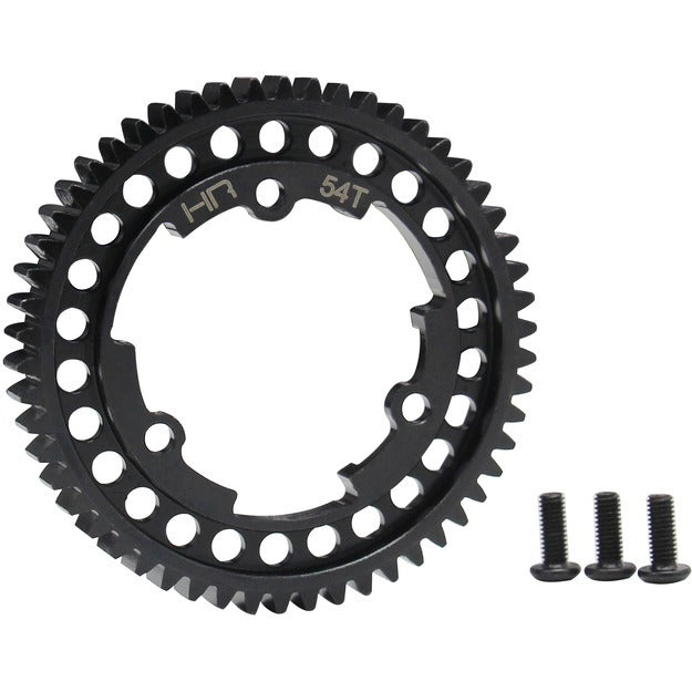 Hot Racing HRAERVT54M01 Mod 1 Steel Spur Gear 54T for XO-1 E-Revo 2 and X-Maxx