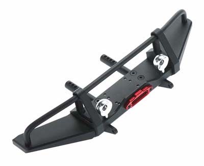 Hot Racing HRASCXT03WM01 1/10 Aluminum Front Bumper with Winch Mounts for SCX10ii