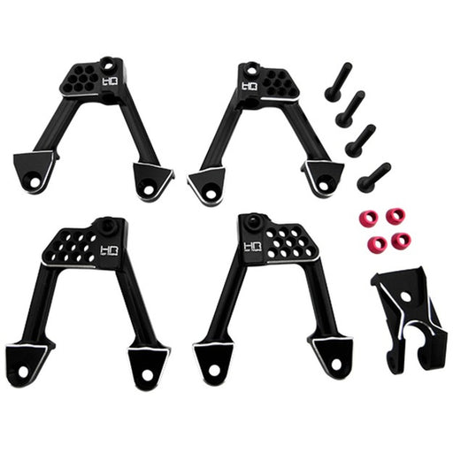 Hot Racing HRASCXT28301 Aluminum Front and Rear Adjustable Shock Towers for SCX10ii