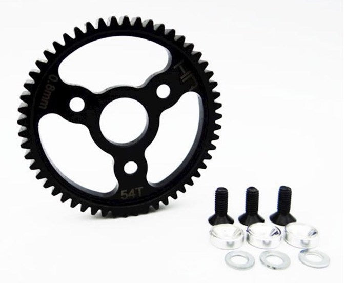 Hot Racing HRASJT254 Mod 1 .08 Steel Spur Gear 54T 32P T-MAXX Slash Stampede 4x4