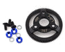 Hot Racing HRASTE876 Steel 76T 48P Spur Gear with Blue Washers for Traxxas 2WD Slash Stampede Rust