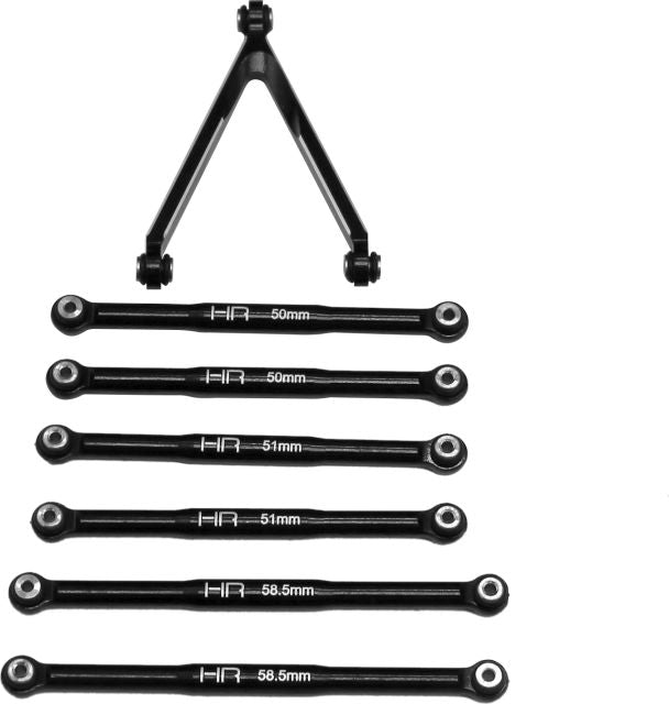 Hot Racing HRASXTF133J01 Aluminum Link Set for Long Wheelbase SCX24
