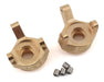 Hot Racing HRASXTF21H Brass Front Steering Knuckles for SCX24