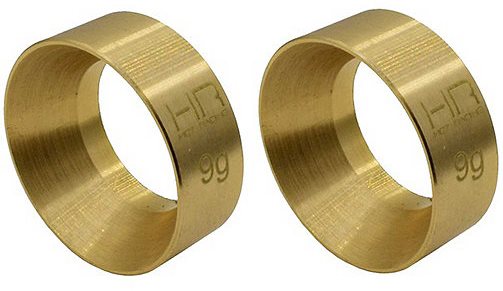 Hot Racing HRASXTF2612H Brass 9g Kmc Machete Wheel Weights for SCX24 