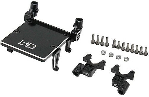 Hot Racing HRASXTF28301 Aluminum Front and Rear Adjustable Shock Towers for SCX24
