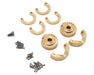 Hot Racing HRATRXF21HA Brass Steering Knuckles and Portal Gear Covers for TRX-4Hot Racing HRATRXF21HA Brass Steering Knuckles and Portal Gear Covers for TRX-4