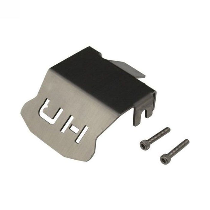 Hot Racing HRATRXF331CF Stainless Front and Rear Skid Plate for TRX-4