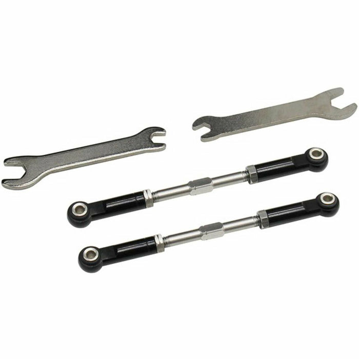 Hot Racing HRATTX5401 Black Aluminum Front Turnbuckles for Losi 22S