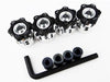 Hot Racing HRAWH17HS01 Hex Hub Adapters 12mm to 17mm with 6mm Offset