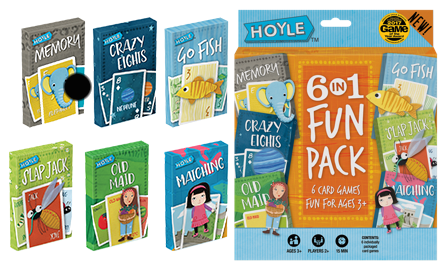 Hoyle 6 in 1 Fun Pack Card Games
