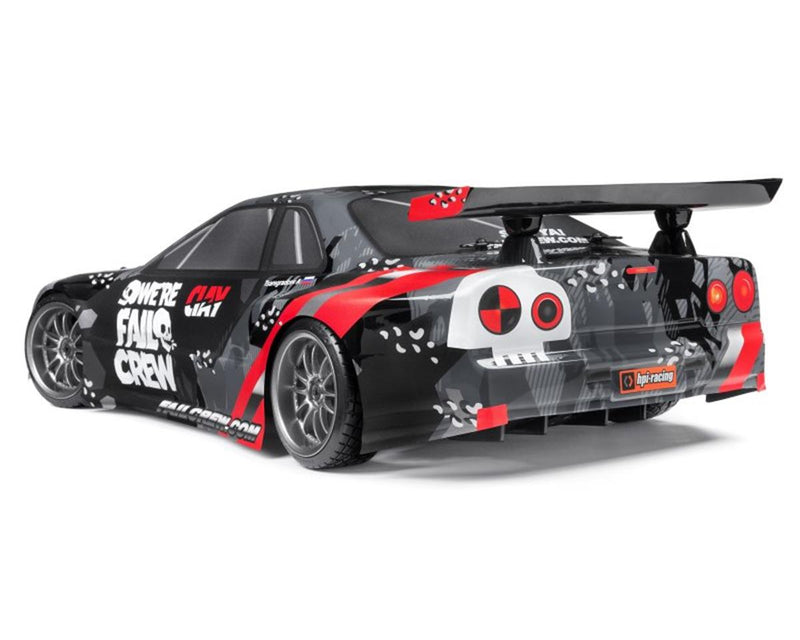 HPI 120091 1/10 E10 Drift Fail Crew Nissan Skyline R34 GT 4WD RTR Car