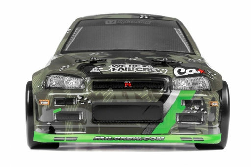 HPI 120101 1/18 Micro RS4 Drift Fail Crew Nissan Skyline R34 GT-R 4WD RTR Car