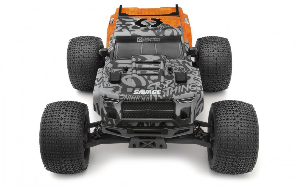 HPI 160100 1/8 4x4 Savage X 4.6 GT-6 Nitro Monster Truck — White