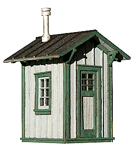 American Model Builders LaserKIT 186 HO Scale PRR Standard Watch Box 1911