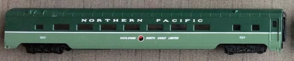 IHC 48191 HO Scale PS Smooth-Side Coach Northern Pacific NP 587 -  NOS