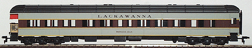 IHC 49344 HO Scale Heavyweight Observation Lackawanna "Princess Joan" DL&W - NOS