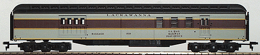 IHC 49345 HO Scale Heavyweight RPO Lackawanna DL&W 1820 - NOS