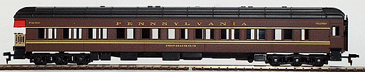 IHC 49544 HO Scale Heavyweight Observation Car PRR "Union League Club" - NOS