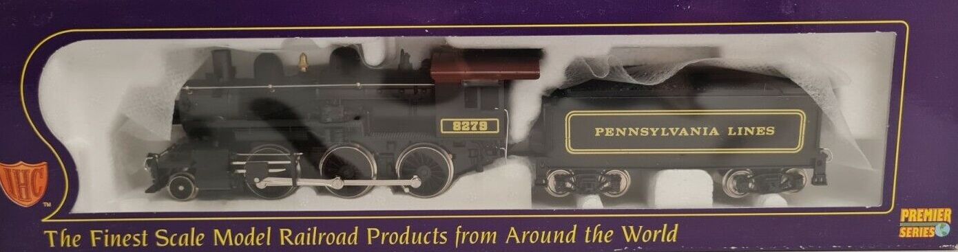 IHC M529 HO Scale 2-6-0 Mogal Steam Loco Pennsylvania Lines 8279  -  NOS