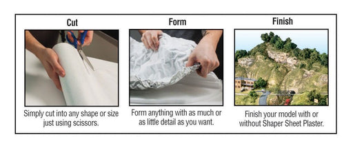 Woodland Scenics C1178 Shaper Sheet, 9" x 72"
