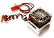 Integy C23141S Silver Motor Heatsink and Cooling Fan for 1/16 Traxxas