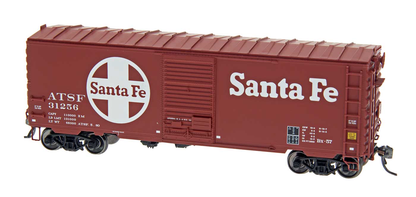 Intermountain 45415 HO Scale 40' PS-1 Boxcar, Santa Fe ATSF