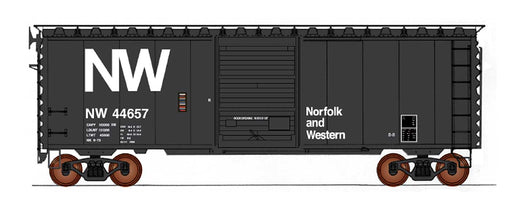 Intermountain 45424 HO Scale 40' PS-1 Boxcar Norfolk & Western NW
