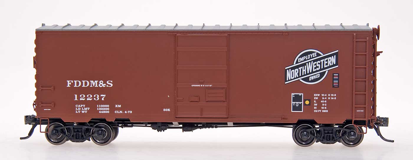 Intermountain 45469 HO Scale 40' PS-1 Boxcar C&NW / FDDM&S