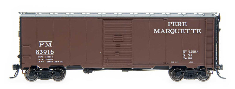 Intermountain 45765-04 HO Scale 40' 1937 AAR Boxcar Pere Marquette PM 83916