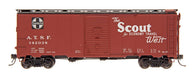 Intermountain 45831 HO Scale 40' Modified AAR Boxcar Santa Fe "Scout" ATSF