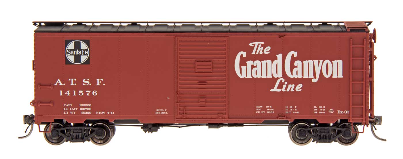 Atsf Boxcar Intermountain 45832 HO Scale 40' Modified AAR Boxcar Santa Fe