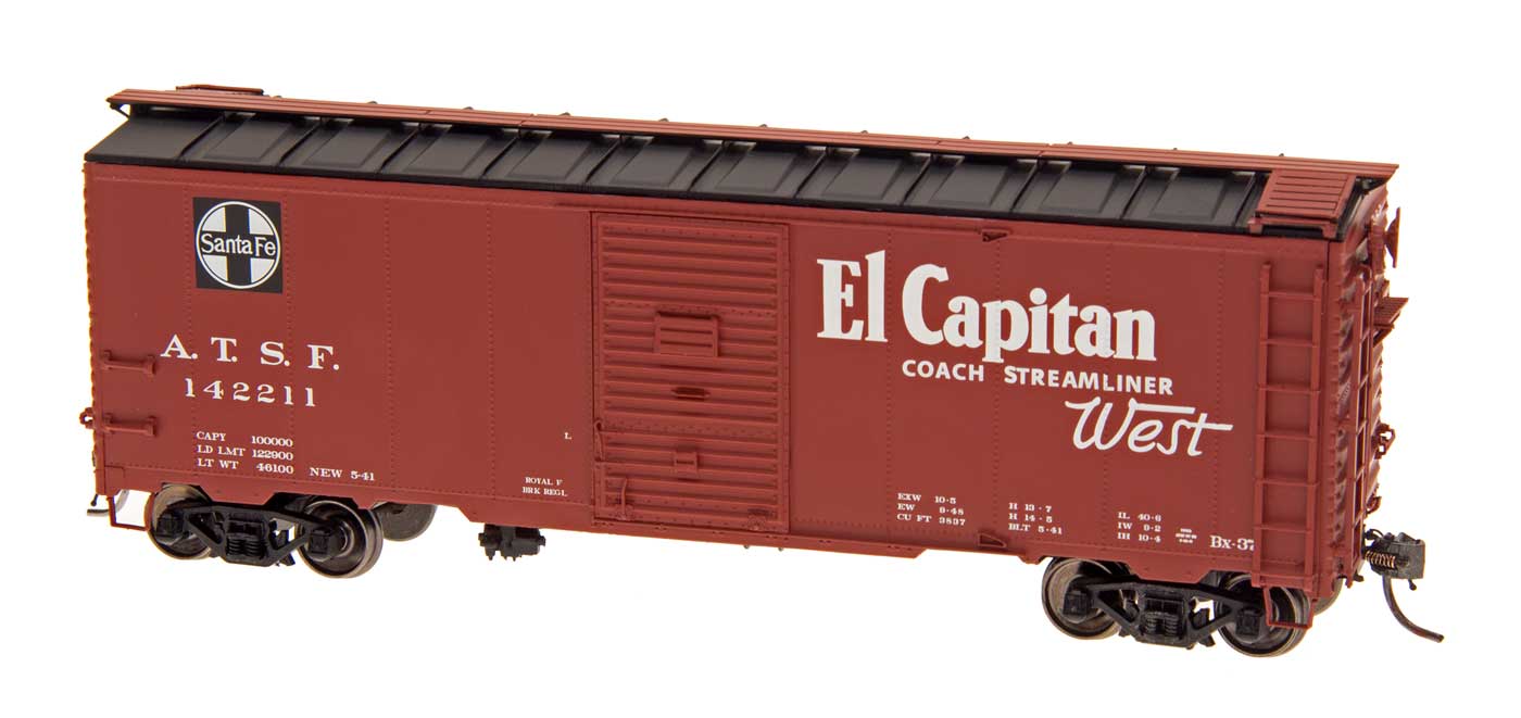 Atsf Inrd Boxcar Intermountain 45833 HO Scale 40' Modified AAR Boxcar Santa Fe