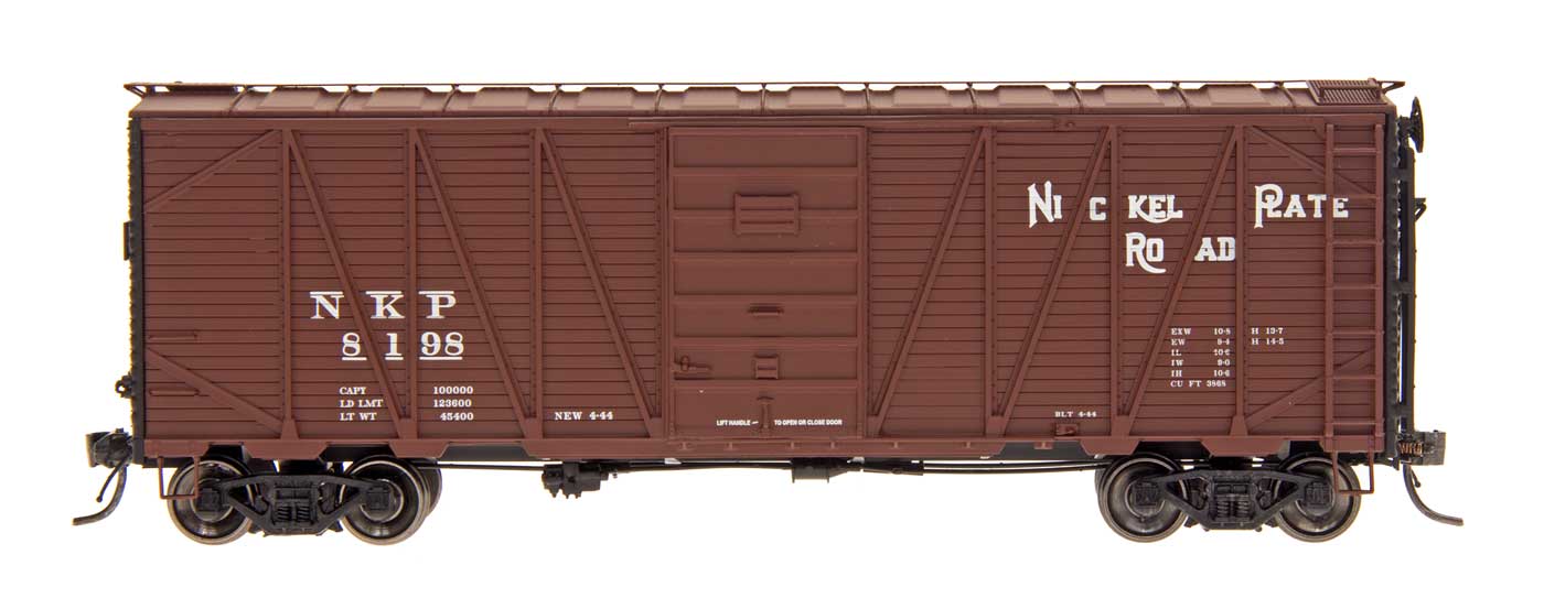 Intermountain 46073 HO Scale 40' WWII War Emergency Boxcar Nickel Plate Road NKP