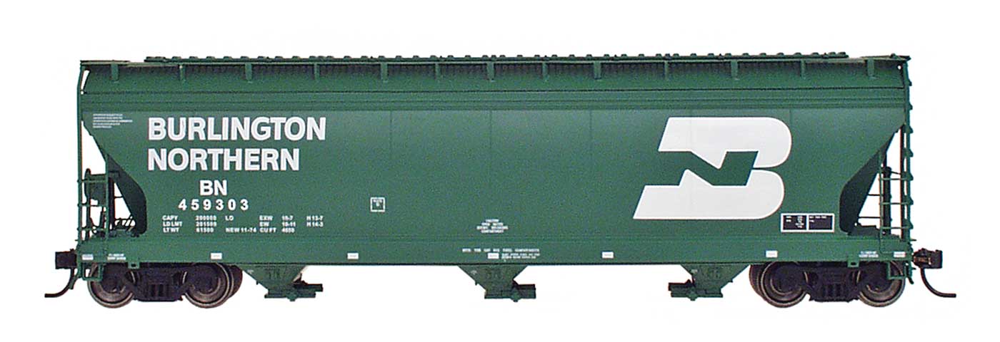 InterMountain 47001 Scale ACF 4650 Covered Hopper Burlington Northern BN