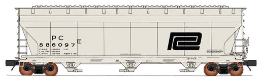 InterMountain 47096 HO Scale ACF 4650 Covered Hopper Penn Central PC