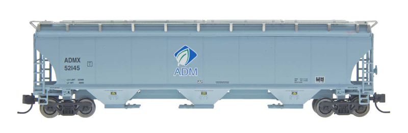 InterMountain 472111 HO Scale Trinity 5161 Cu. Ft. Covered Hopper ADM (6 Numbers)