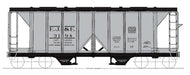 InterMountain 48664 HO Scale 1958 Cu. Ft. Covered Hopper Elgin, Joliet & Eastern EJ&E # Vars