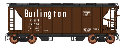 InterMountain 48685 HO Scale 1958 Cu. Ft. Covered Hopper Burlington CB&Q/C&S # Vars