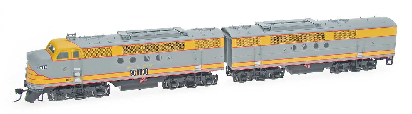 Intermountain 49232S-01 HO Scale EMD FT AB Set Cotton Belt SSW 910 - USED
