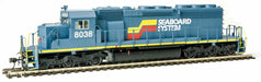 Intermountain 49362S-04 HO Scale EMD SD40-2 Seaboard System 8038 with LokSound - NOS