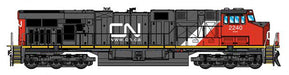 Intermountain 49723-03 HO Scale GE ES44DC Diesel Canadian National CN 2240 with DCC - NOS